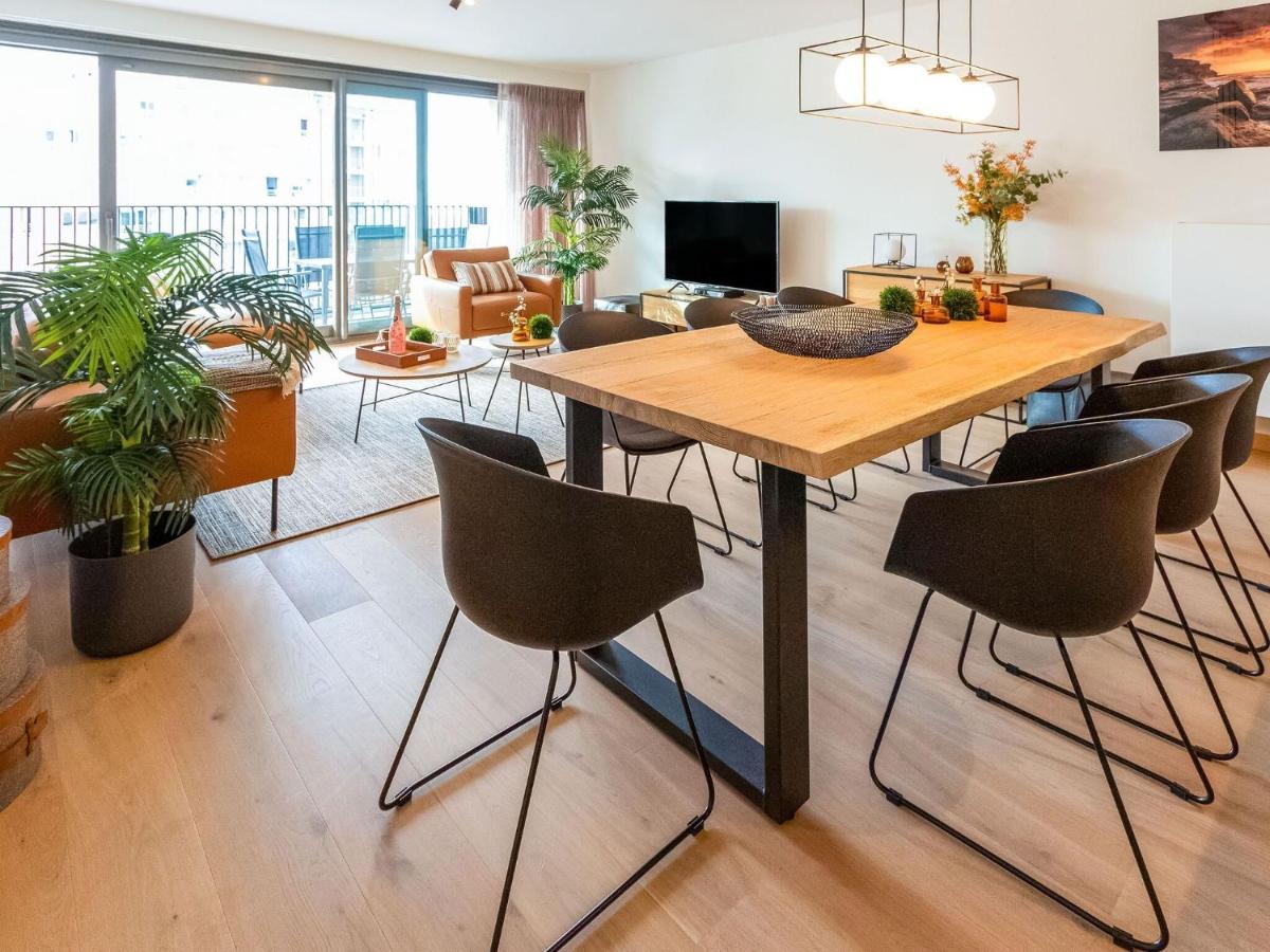 Luxurious Crystal Sea View Apartment With 2 Terraces Ostende Exterior foto