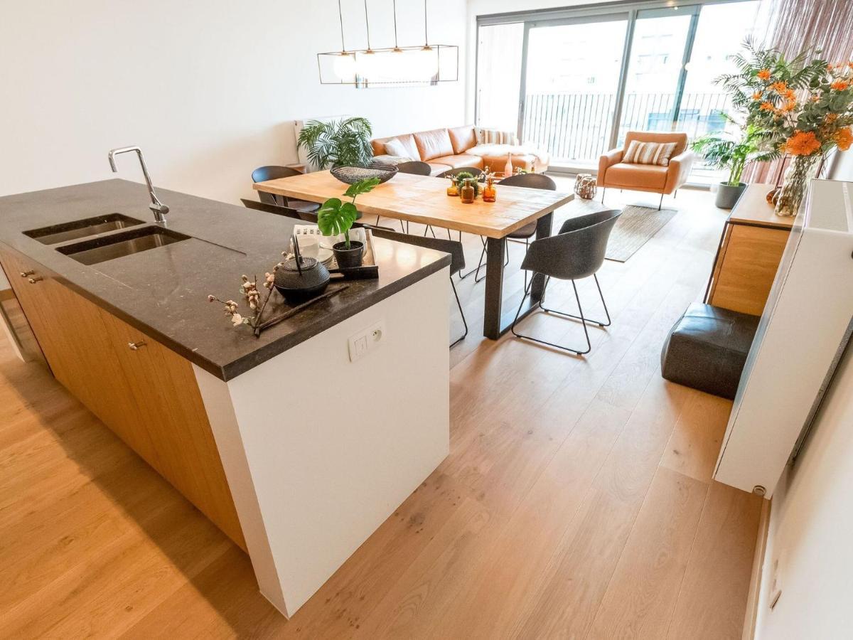 Luxurious Crystal Sea View Apartment With 2 Terraces Ostende Exterior foto